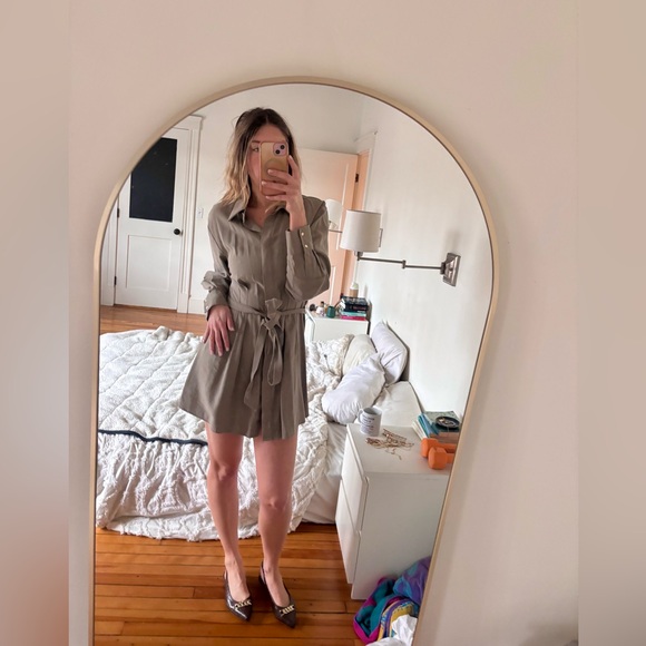 H&M Luxury Shirt Dress Medium - Picture 2 of 11